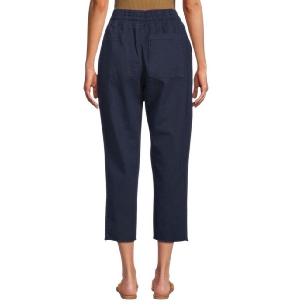 AREA STARS Women’s Ali pant in navy elastic waist cropped - Picture 7 of 7